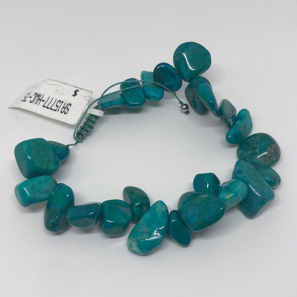 Dyed Howlite adjustable bracelet